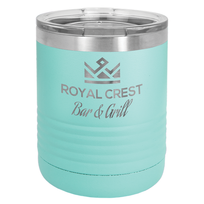 Customized 10 oz. Polar Camel Vacuum Insulated Ringneck Tumbler with Clear Lid