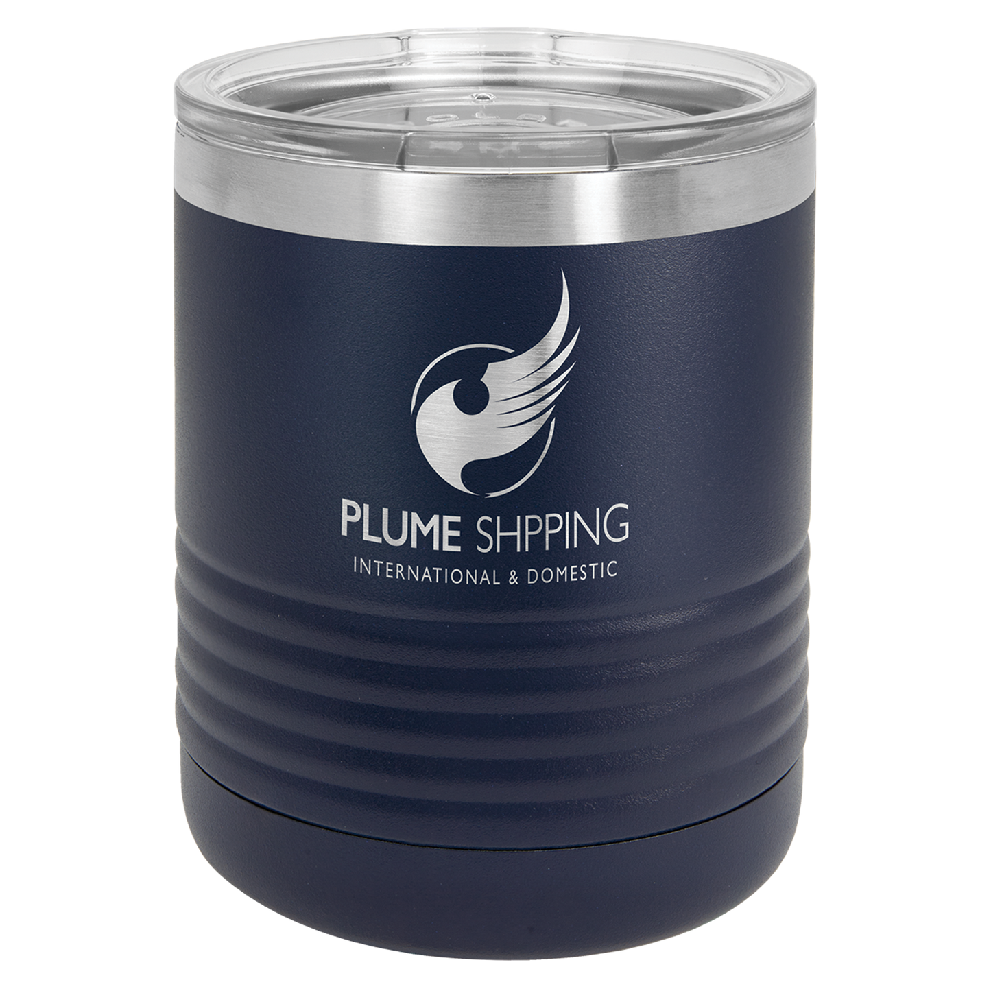 Customized 10 oz. Polar Camel Vacuum Insulated Ringneck Tumbler with Clear Lid