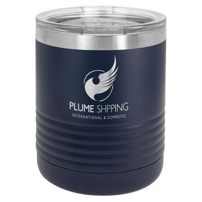 Customized 10 oz. Polar Camel Vacuum Insulated Ringneck Tumbler with Clear Lid