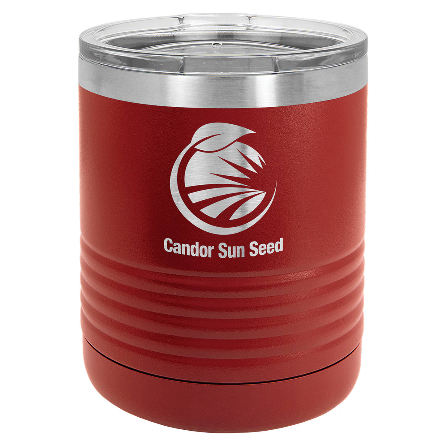Customized 10 oz. Polar Camel Vacuum Insulated Ringneck Tumbler with Clear Lid