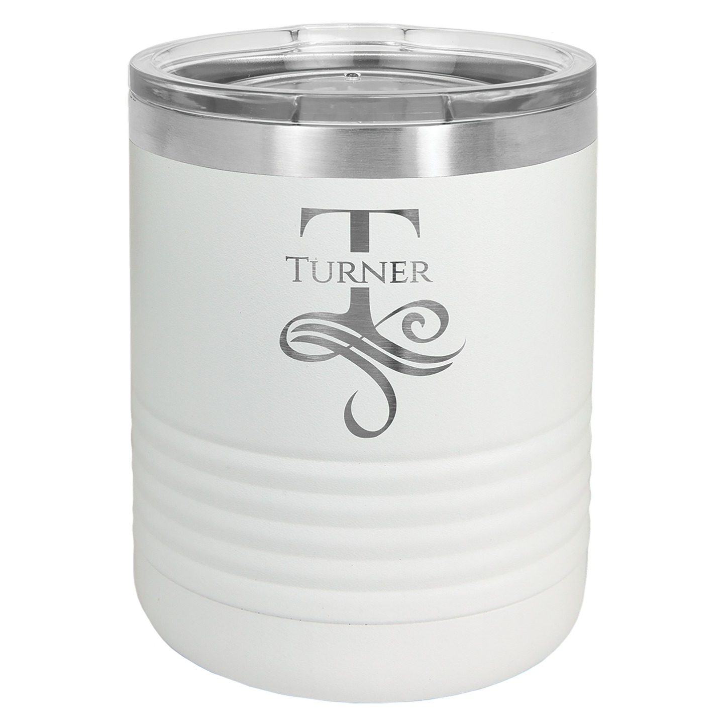 Customized 10 oz. Polar Camel Vacuum Insulated Ringneck Tumbler with Clear Lid