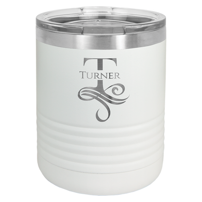 Customized 10 oz. Polar Camel Vacuum Insulated Ringneck Tumbler with Clear Lid