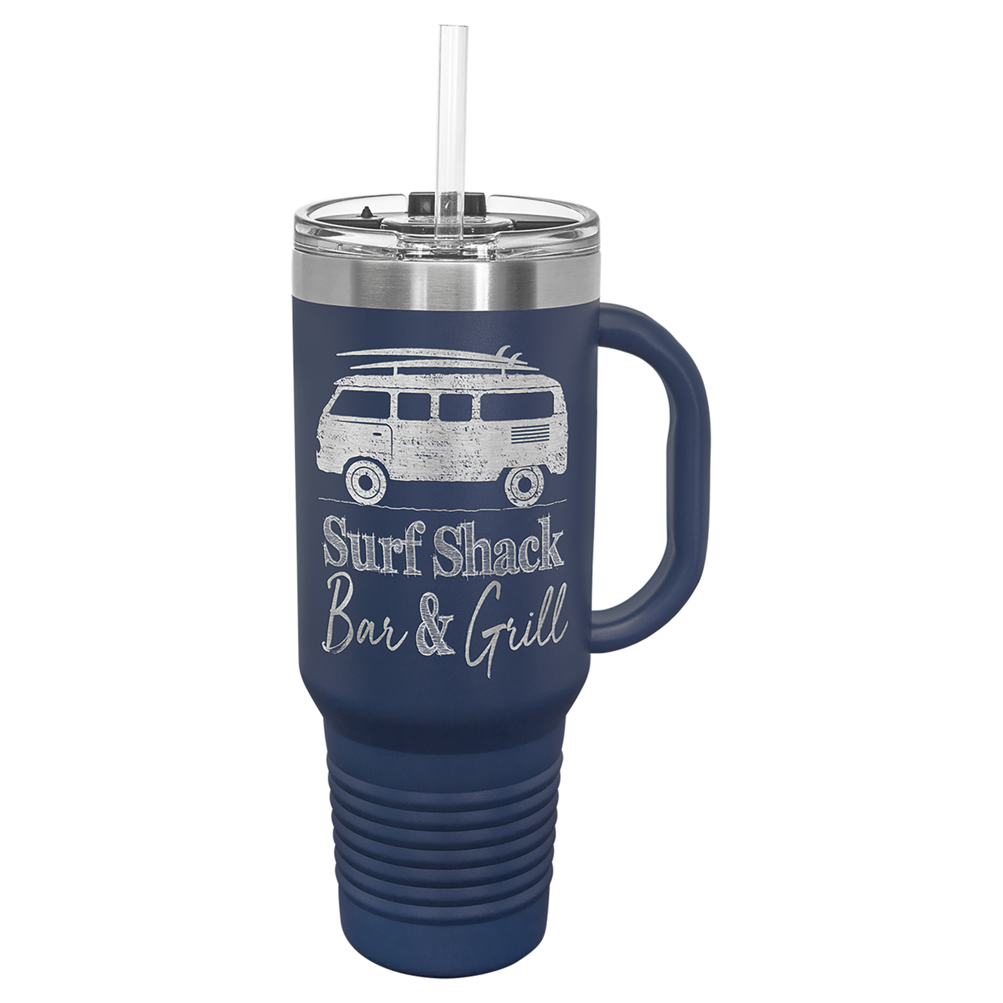 Customized JUMBO 40 Oz. Polar Camel Travel Mug with Handle & Straw