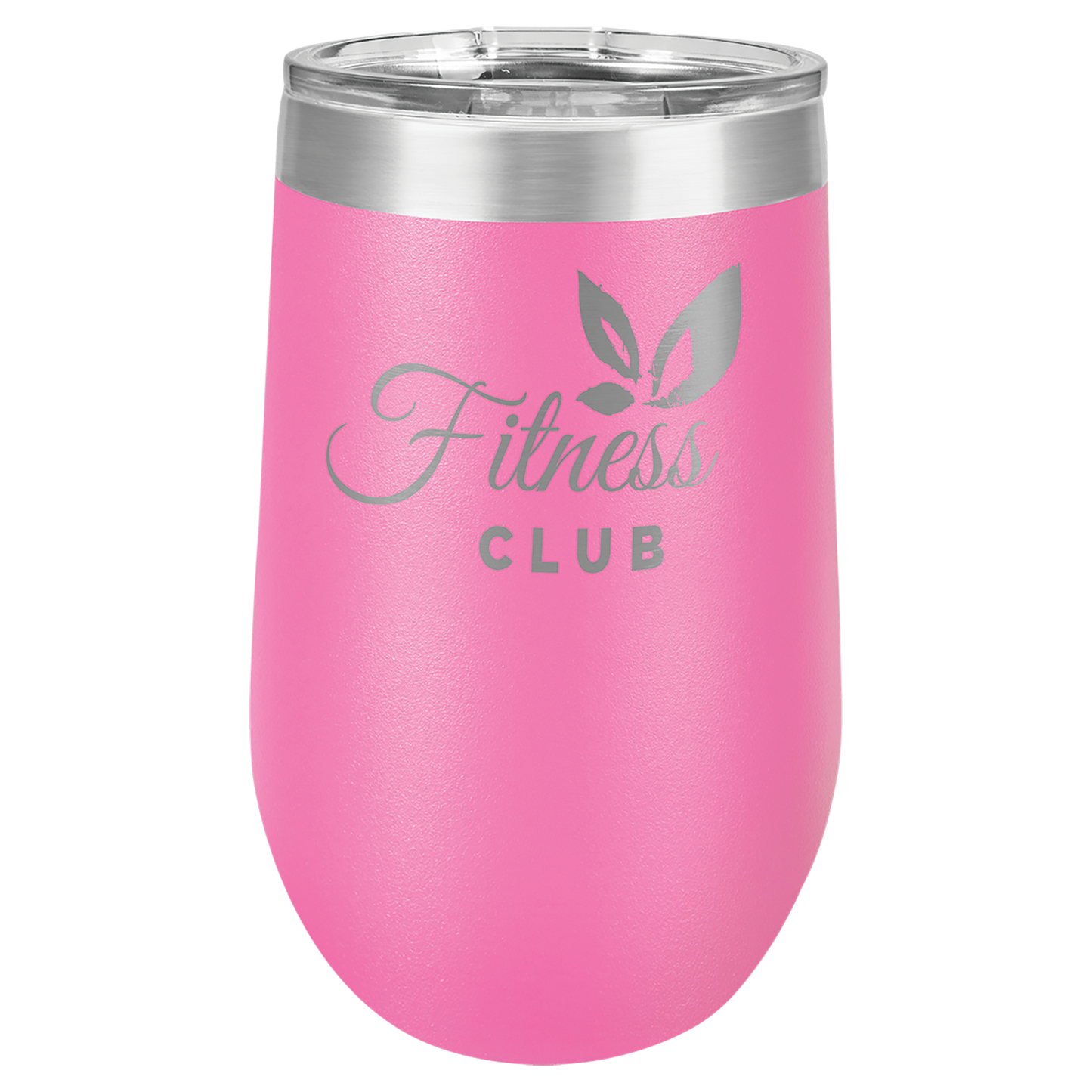 Customized 16 oz. Polar Camel Vacuum Insulated Stemless Wine Tumbler with Clear Lid
