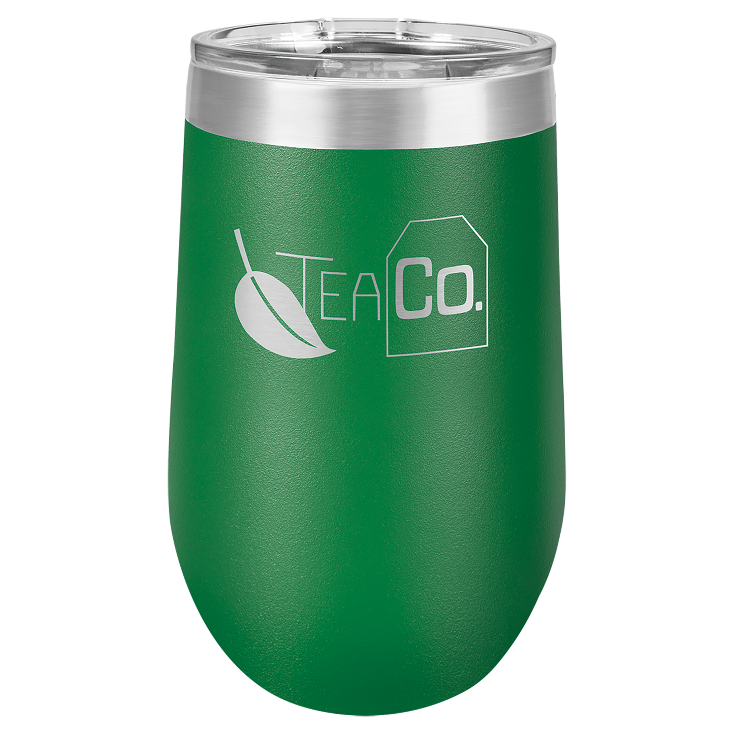 Customized 16 oz. Polar Camel Vacuum Insulated Stemless Wine Tumbler with Clear Lid