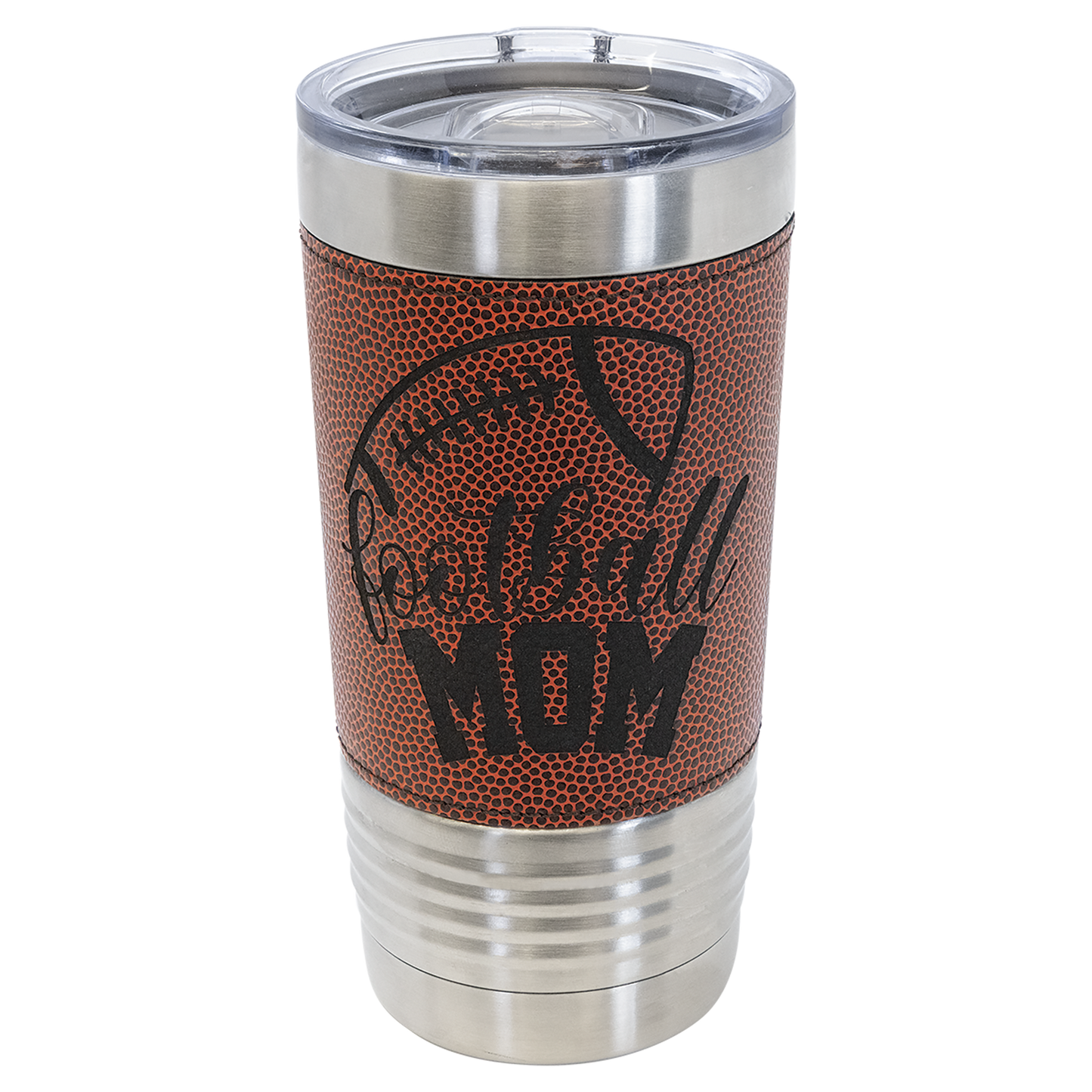 Customized 20 Oz. Leatherette Sport Tumbler with Slider Lid