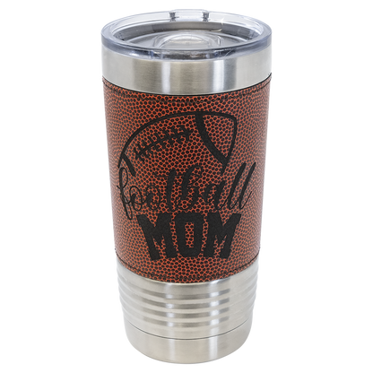 Customized 20 Oz. Leatherette Sport Tumbler with Slider Lid