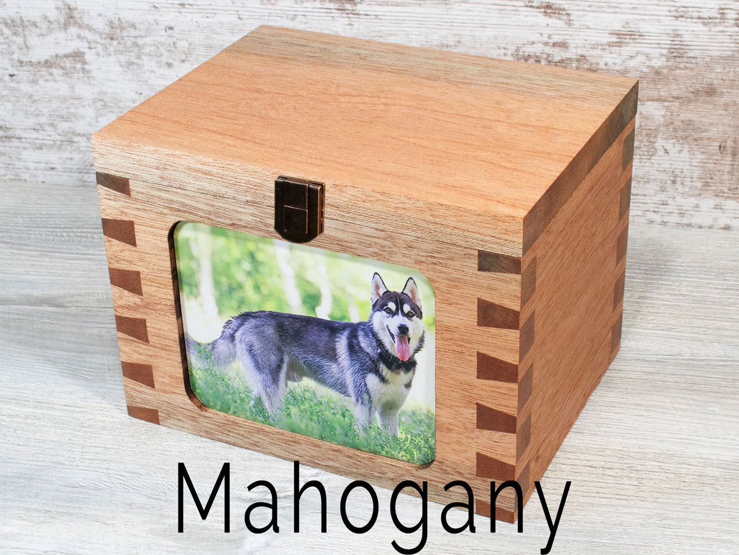 Hand Made Customized Dovetail Pet Urn