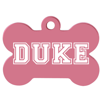 Anodized Aluminum Bone Pet Tags
