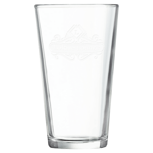 Custom Laser Etched 16 oz. Pint Mixing Glass