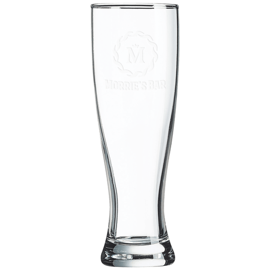 Customized Laser Etched 16 oz. Pilsner Glass