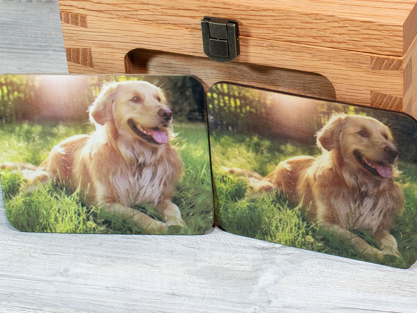 Hand Made Customized Dovetail Pet Urn