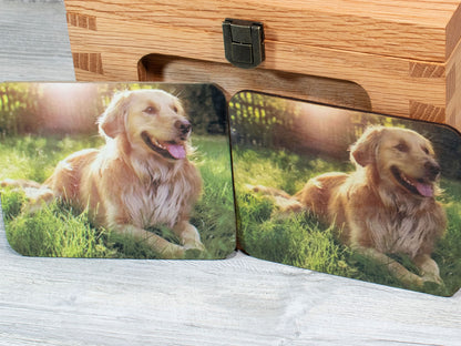 Hand Made Customized Dovetail Pet Urn