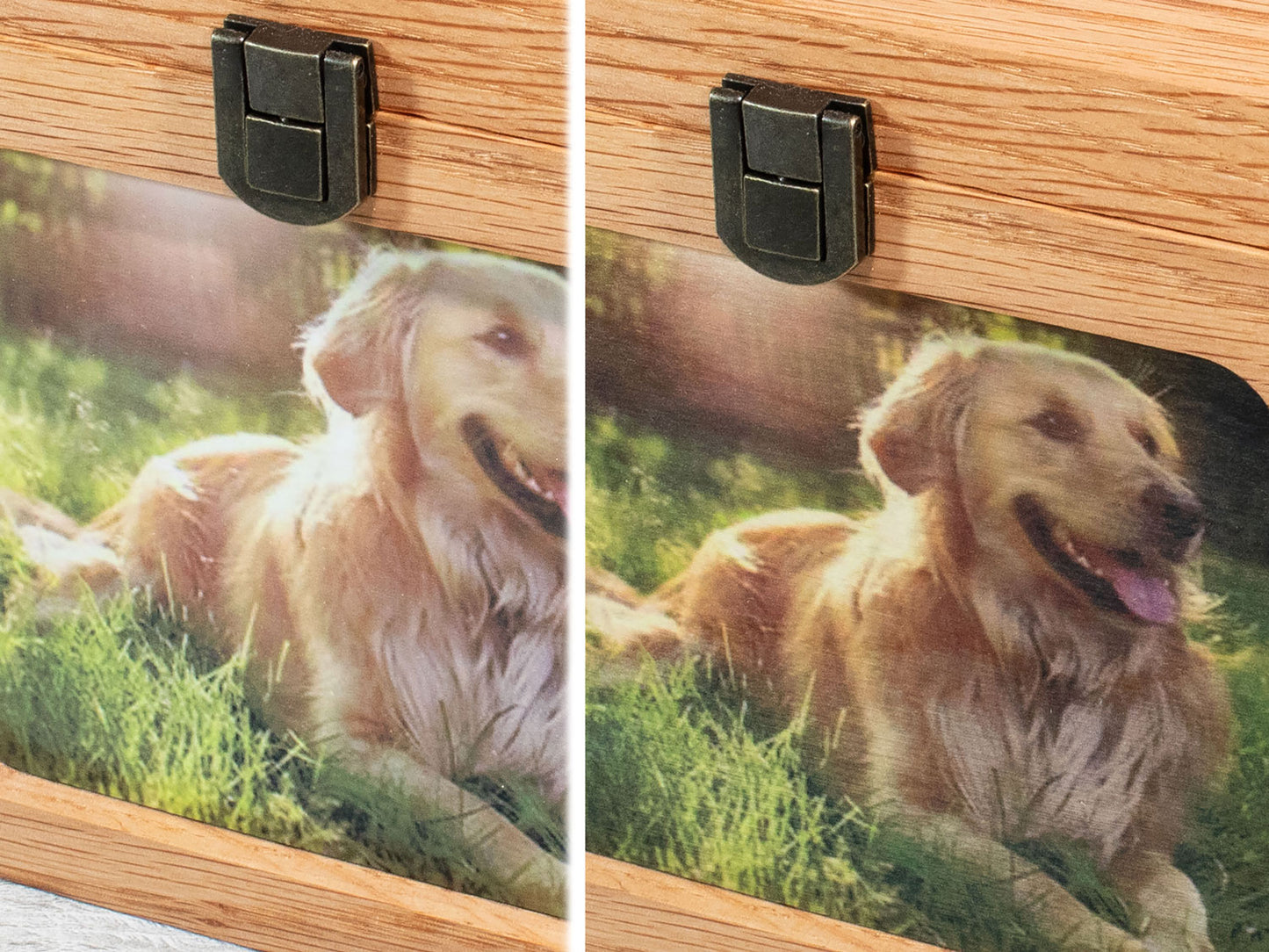 Hand Made Customized Dovetail Pet Urn