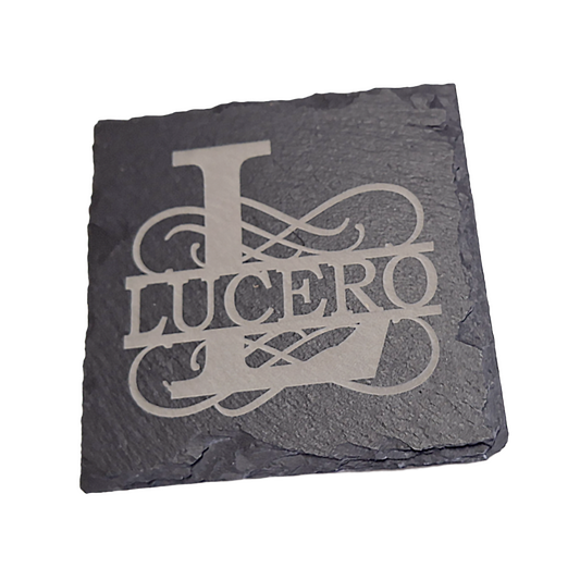 Slate Monogram Coaster (Set of 6)