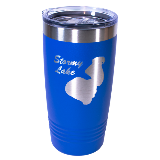 Stormy Lake Engraved Drinkware